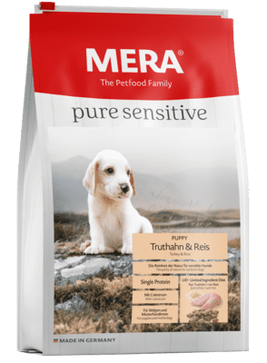 MERA Pure Sensitive Puppy Turkey & Rice For puppies and Mother Dogs