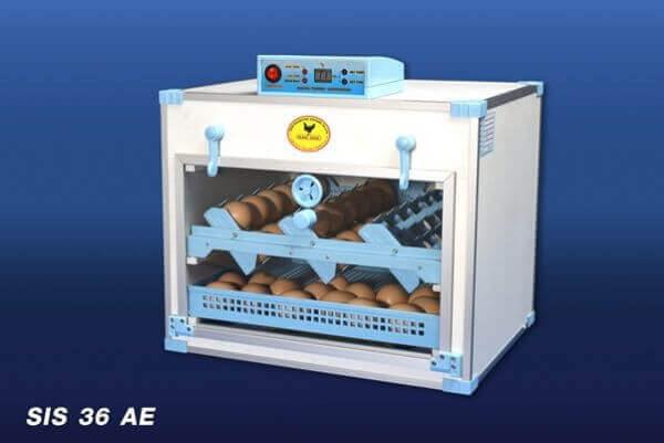 Model SIS 54 A (Electronic) Can contain 54 eggs (automatic egg turning)